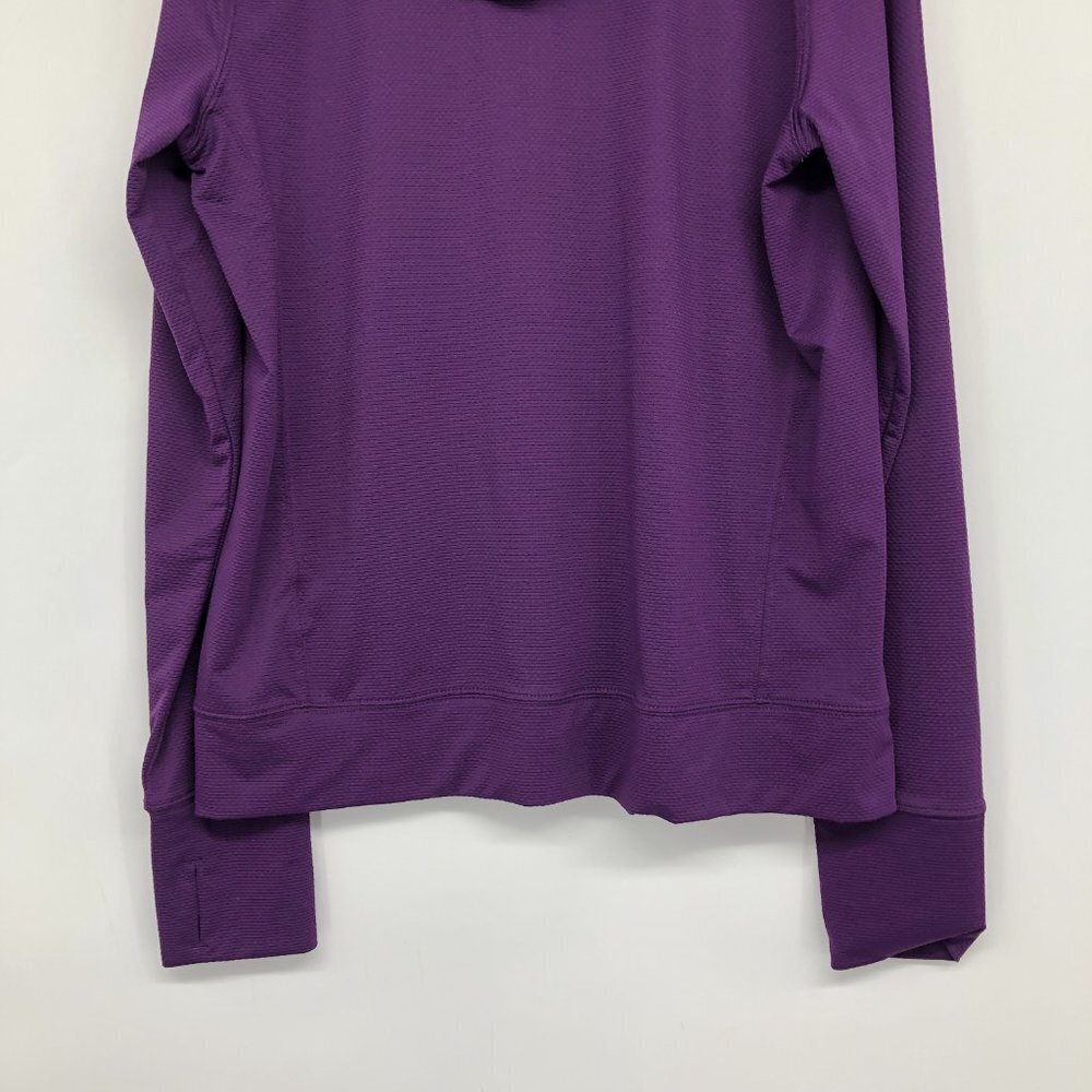 Hyba  Purple lightweight athletic zip hoodie size M - Picture 14 of 16